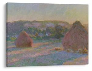 Obraz - Claude Monet, Stacks of Wheat (End of Summer), reprodukce (70x50 cm)