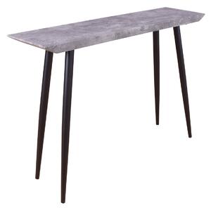 Odkládací stolek Edge, šedý, 30x110