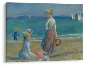 Obraz - Auguste Renoir, Figures on the Beach, reprodukce (70x50 cm)
