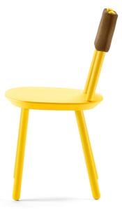 Žlutá židle z masivu EMKO Naïve