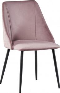 Jídelní židle Stozy Velvet Kara Pink