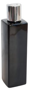 Dávkovač na mýdlo 250 ml černý s bílo-stříbrným DISC TOP LUNA