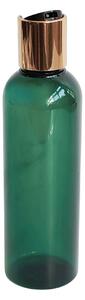 Dávkovač mýdla BEN 200 ml zelený s černo-zlatým DISC TOP