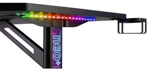 Herní stůl Connect IT CGD-2020-BK s RGB podsvícením