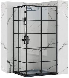 Sprchový kout Rea CONCEPT Black 80x100