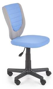 HALMAR Dětská židle TOBY, barva: šedá / modrá