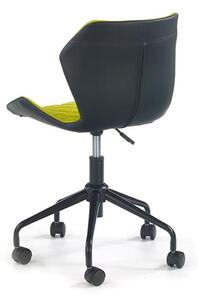 HALMAR MATRIX dětská židle černá/zelená (1060)