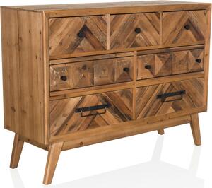 Hjh LIVING Příborník SANTJAGO WOOD XL Komoda Skříňka s úchytem 72,0 x 97,0 x 34,0 cm