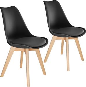 Tectake® Set jídelní židle Frederikke Scandi-Design 49 x 53 x 82 cm