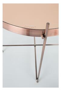 Odkládací stolek v měděné barvě Zuiver Cupid, ⌀ 43 cm