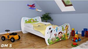 Dětská postel se šuplíkem 140x70cm ZVÍŘECÍ PARTIČKA + matrace ZDARMA!