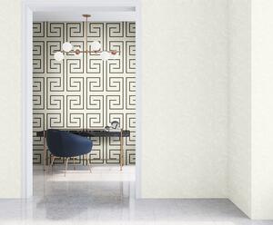 Luxusní bílá geometrická vliesová tapeta na zeď Z76001, Vision, Zambaiti Parati