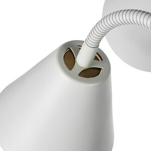 Světle šedá kovová stojací lampa Halo Design Hygge 135 cm