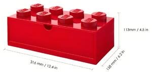 Lego® Červený úložný box LEGO® Storage 31,6 x 15,8 cm