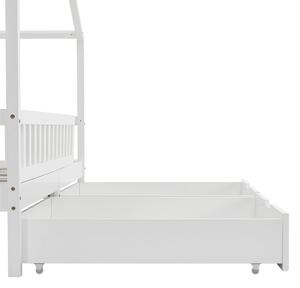 - Dětská postel Yuki 90 × 200 cm - bílá