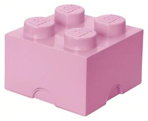 Lego® Světle růžový úložný box LEGO® Smart 25 x 25 cm