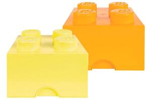 Lego® Světle žlutý úložný box LEGO® Smart 25 x 25 cm