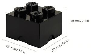 Lego® Černý úložný box LEGO® Smart 25 x 25 cm