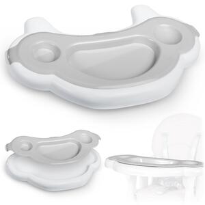 Podnos na židli Ricokids Sinco - šedý