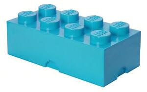Azurově modrý úložný box LEGO® Smart 25 x 50 cm