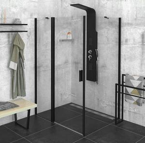 Zoom Line Black Obdélníkový sprchový kout 1000x800mm L/R varianta