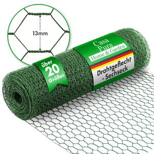 Drátěný plot Zelené opláštění Králičí drát Velikost oka: 13 mm Výška: 50 cm Délka: 10 m