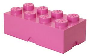 Růžový úložný box LEGO® Smart 25 x 50 cm