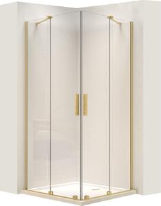 Sprchový Kout REA MONTANA DOUBLE 80x80 Brushed Gold