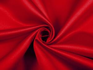 Biante Saténový oválný ubrus polyesterový Satén LUX-013 Červený 100x140 cm