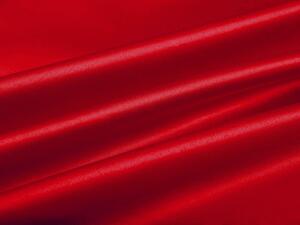 Látka polyesterový satén LUX-013 Červená - šířka 150 cm