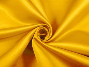 Biante Saténový oválný ubrus polyesterový Satén LUX-014 Kanárkově žlutý 100x140 cm