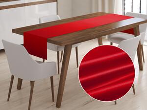 Biante Saténový běhoun na stůl polyesterový Satén LUX-013 Červený 20x120 cm