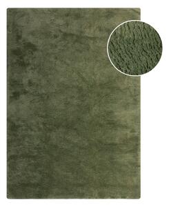 Tmavě zelená syntetická kožešina 120x170 cm Faroe Wool Look Fur – Flair Rugs