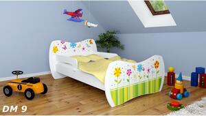 Dětská postel se šuplíkem 180x90cm ROZKVETLÁ LOUKA + matrace ZDARMA!
