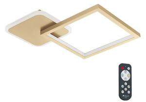 Eglo 900424 - LED Stmívatelné stropní svítidlo GAFARES LED/15W/230V zlatá + DO EG900424