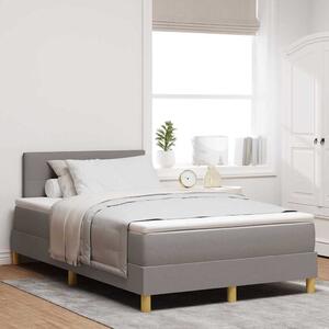 Postel s boxspringem s polštářem Taupe 120 x 190 cm textil 3338906