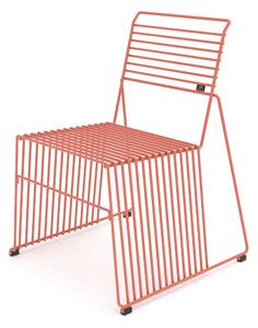 111 Furniture Stohovatelná designová židle Vera Barva: Lososová