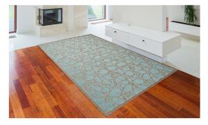 Modrý venkovní koberec Floorita Fiore, 160 x 230 cm