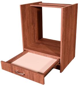 Kuchyňská skříňka pro vestavnou troubu ořech 60 cm