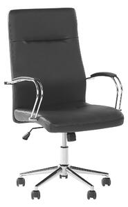 Kancelářská židle z eko kůže černá OSCAR