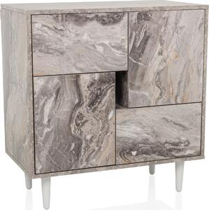 Hjh LIVING Komoda se 2 zásuvkami LYKKJA Příborník 77,0 x 72,0 x 39,5 cm