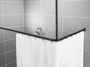 LIVARNO home Sada flexibilních sprchových tyčí, 21dílná sada (černá) (100352931002)