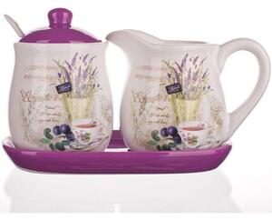 Keramická mléčenka a cukřenka Lavender, BANQUET