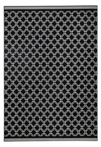 Černý koberec Zala Living Chain, 70 x 140 cm