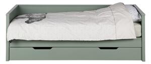 Zelená spodní zásuvka pro postel WOOOD Nikki, 200 x 90 cm