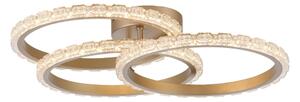 JUST LIGHT. 14734-60 - LED Stropní svítidlo GLITRA LED/37W/230V pr. 50 cm zlatá