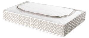 Béžový úložný box pod postel Compactor, délka 107 cm
