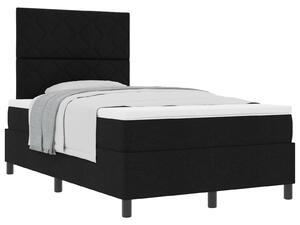 Postel s boxspringem s polštářem Černá 120 x 200 cm textil 3339457