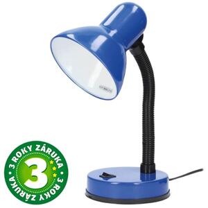Stolní lampa na 1 žárovku E27 max 40W, modrá, Bell, 3 roky záruka