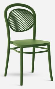 Plastová židle PLUTO Odstín: Olive green